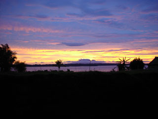 Sunset in the Roviana Lagoon