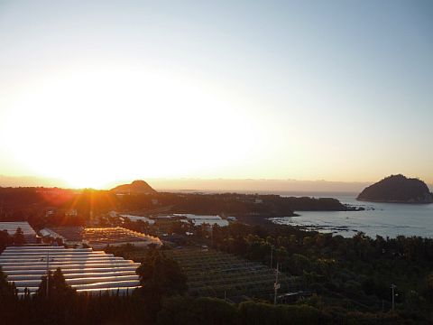 The sunrise at Jeju