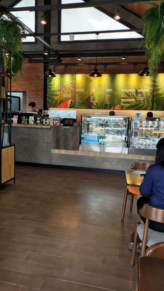 Amazon Cafe in the drive-inn of Savannakhet